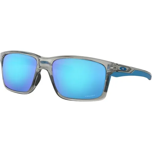 Square Sunglasses Grey Blue Tinted , male, Sizes: 61 MM - Oakley - Modalova