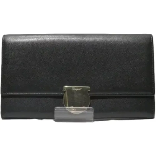 Pre-owned Leather wallets , female, Sizes: ONE SIZE - Salvatore Ferragamo Pre-owned - Modalova