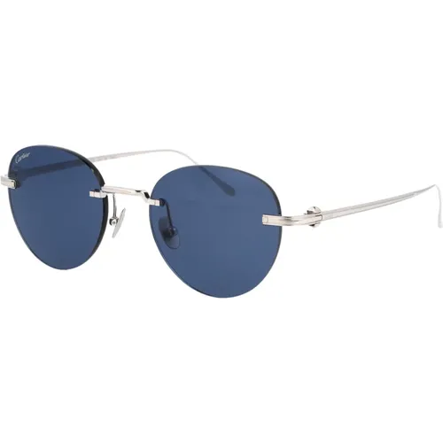 Stylish Sunglasses Ct0331S , male, Sizes: 51 MM - Cartier - Modalova