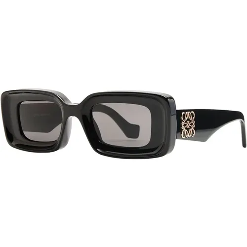 Damen Sonnenbrille mit quadratischem Acetatrahmen , Damen, Größe: 46 MM - Loewe - Modalova