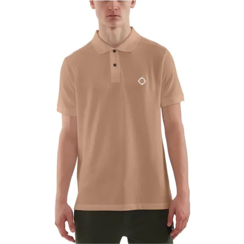 SS Pique Polo Army , Herren, Größe: XL - MA.STRUM - Modalova