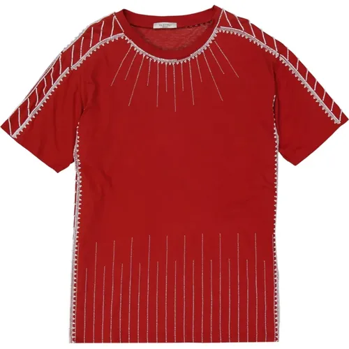 Cotton T-Shirt Ss22 , male, Sizes: L - Valentino - Modalova