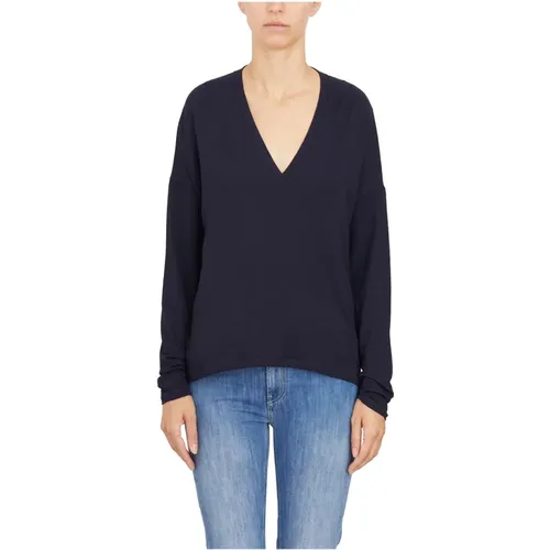 V-Ausschnitt Top , Damen, Größe: XS - Dondup - Modalova