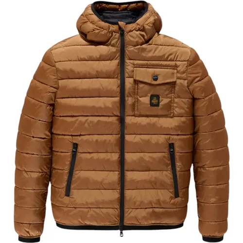 Short Puffer Jacket , male, Sizes: S, M, 2XL, L, XL - RefrigiWear - Modalova