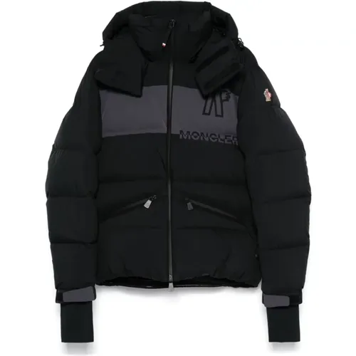 Schwarze Grenoble Mäntel Toss Jacke - Moncler - Modalova