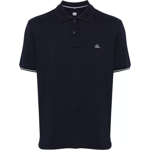 Klassisches Polo-Shirt , Herren, Größe: XL - C.P. Company - Modalova