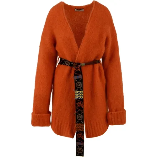 Orange Cardigan Pullover Akep - Akep - Modalova