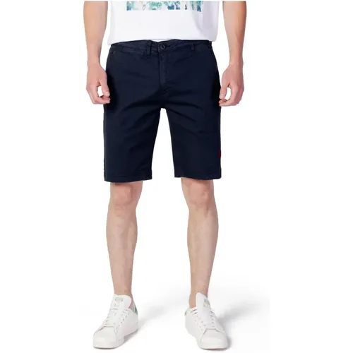 Herren Shorts in Blau mit Reißverschluss und Knopf - U.s. Polo Assn. - Modalova