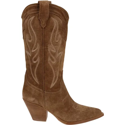 Santa FE Women`s Cowboy Boots , female, Sizes: 7 UK - Sonora - Modalova