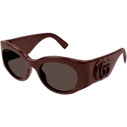 Burgundy Brown Sonnenbrille Gg1544S 002 - Gucci - Modalova