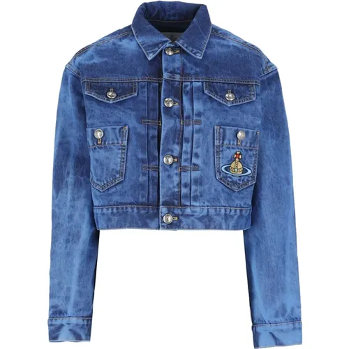 Denim Jacke , Damen, Größe: S - Vivienne Westwood - Modalova