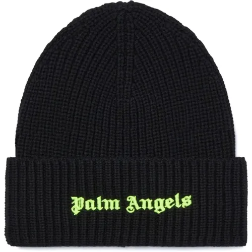 Schwarze Hüte Kollektion , Herren, Größe: ONE Size - Palm Angels - Modalova