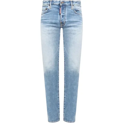 Colorful Slim-Fit Denim Jeans , male, Sizes: XL - Dsquared2 - Modalova