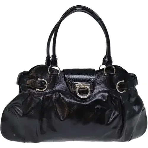 Pre-owned Leather shoulder-bags , female, Sizes: ONE SIZE - Salvatore Ferragamo Pre-owned - Modalova