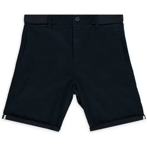 Navy Chino Shorts - Trendiges Design , Herren, Größe: W31 - Aspact - Modalova