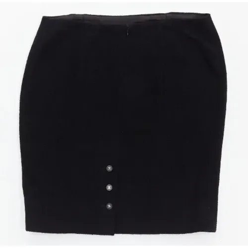 Pre-owned Wool bottoms , female, Sizes: XL - Chanel Vintage - Modalova