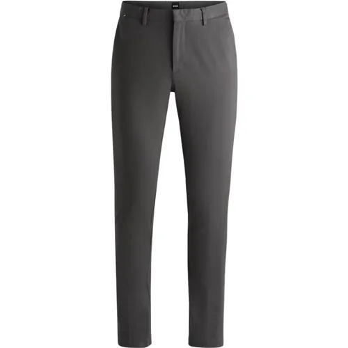 Schmale Chino-Hose in Grau , Herren, Größe: XS - Hugo Boss - Modalova