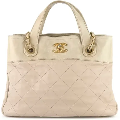 Pre-owned Leather totes , female, Sizes: ONE SIZE - Chanel Vintage - Modalova