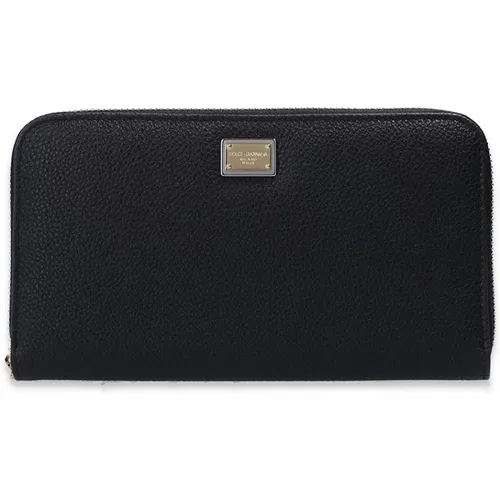 Wallet with logo , female, Sizes: ONE SIZE - Dolce & Gabbana - Modalova