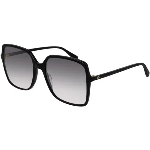 Grey Sunglasses , female, Sizes: 57 MM - Gucci - Modalova