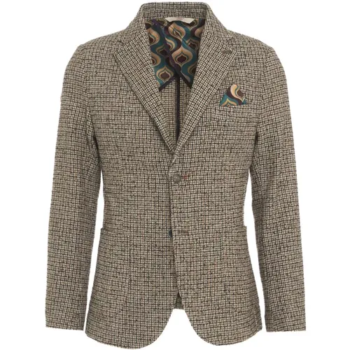 Multi-coloured Blazer for Men , male, Sizes: XL - BOB - Modalova