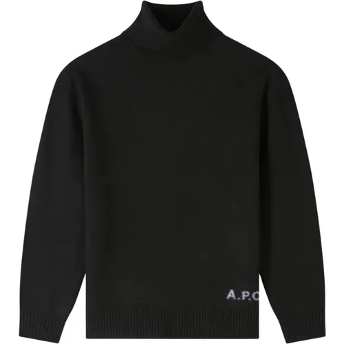 Merino Wool Polo Neck Jumper , female, Sizes: S, XS, M, XL, L - A.p.c. - Modalova