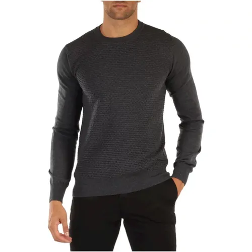 Crew Neck Sweater , Herren, Größe: 3XL - Trussardi - Modalova