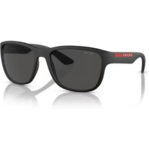 Sporty Rectangular Sunglasses , male, Sizes: 59 MM - Prada - Modalova