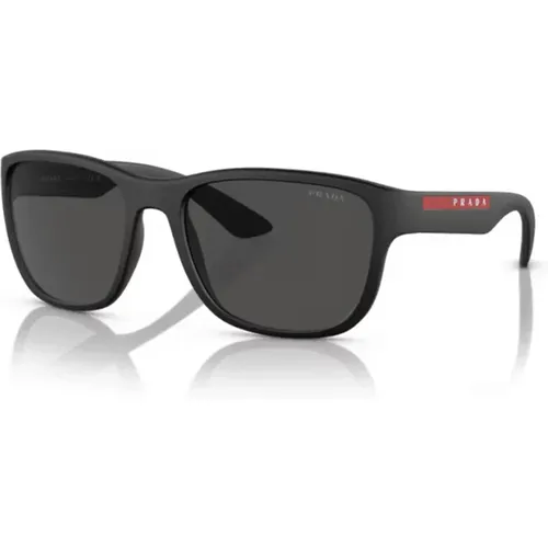 Sporty Rectangular Sunglasses , male, Sizes: ONE SIZE - Prada - Modalova