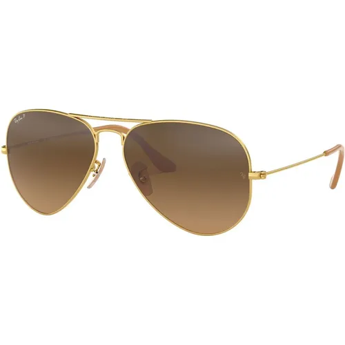 Klassische Aviator Polarisierte Sonnenbrille , unisex, Größe: 58 MM - Ray-Ban - Modalova