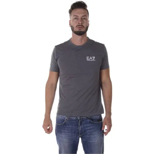 Sweatshirt T-Shirt Kombi , Herren, Größe: 2XL - Emporio Armani EA7 - Modalova