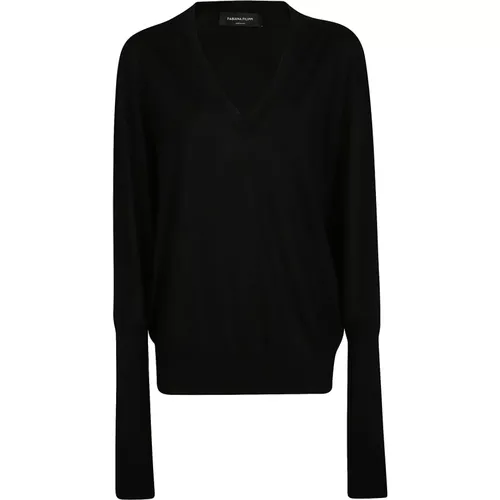 Cozy Knit Sweater for Women , female, Sizes: L, S, M - Fabiana Filippi - Modalova