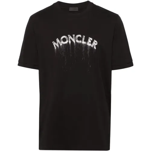 Logo-Print T-Shirt , male, Sizes: 2XL, XL - Moncler - Modalova