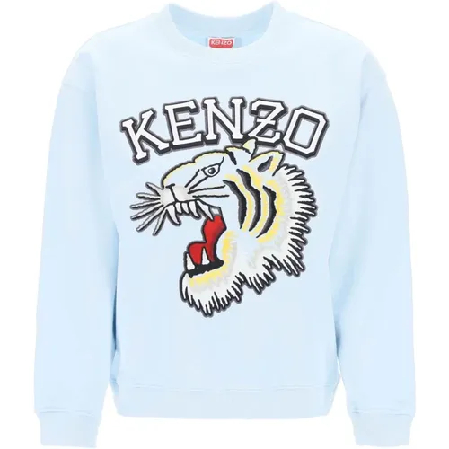 Tiger Varsity Crew-Neck Sweatshirt - Kenzo - Modalova