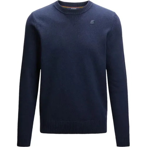 Wool Blend Sweater , male, Sizes: S, 2XL, M, L, XL - K-way - Modalova