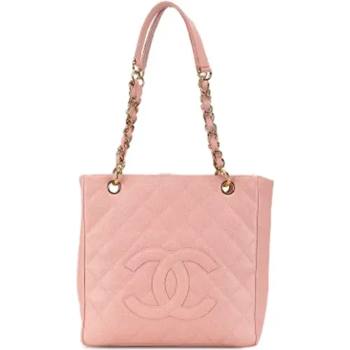 Pre-owned Leather totes , female, Sizes: ONE SIZE - Chanel Vintage - Modalova