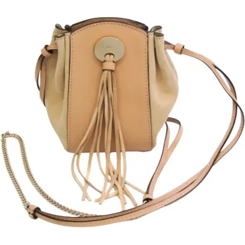 Pre-owned Suede shoulder-bags , female, Sizes: ONE SIZE - Chloé Pre-owned - Modalova