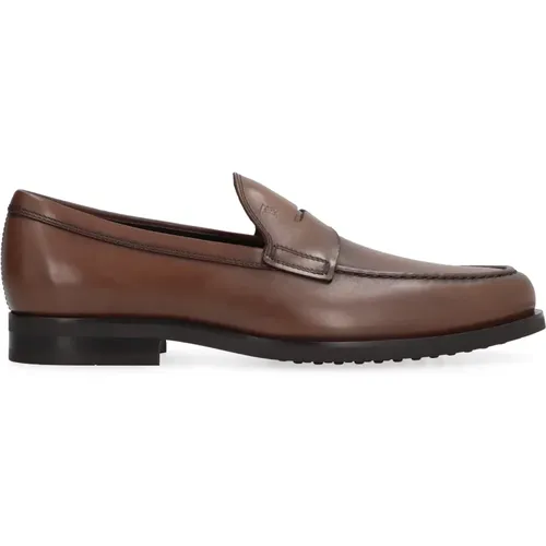 Klassische Lederslipper , Herren, Größe: 43 EU - TOD'S - Modalova