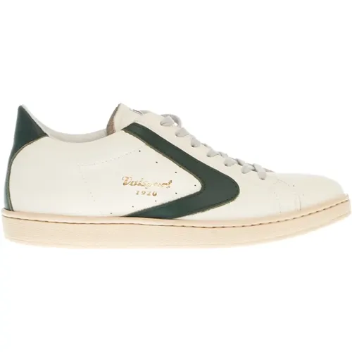 Men's Shoes Sneakers White, Green Ss24 , male, Sizes: 9 UK, 6 UK, 8 UK, 10 UK - Valsport 1920 - Modalova