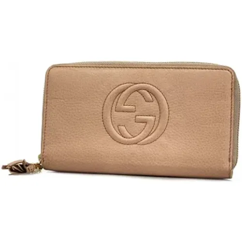 Pre-owned Leather wallets , female, Sizes: ONE SIZE - Gucci Vintage - Modalova