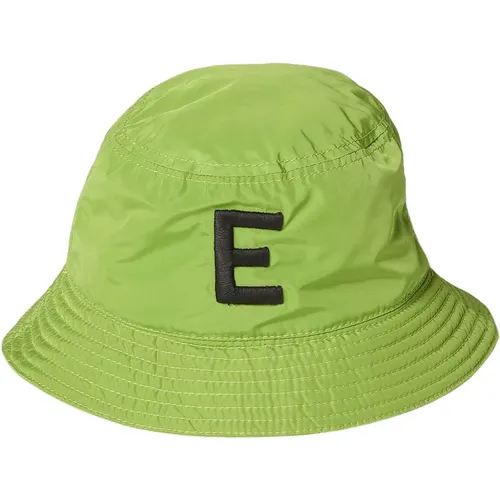 Kiwi Bucket Hat with Logo , female, Sizes: S, M - Ermanno Scervino - Modalova
