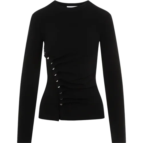 Chic Top with Button Details , female, Sizes: 2XS, S, XS - Paco Rabanne - Modalova