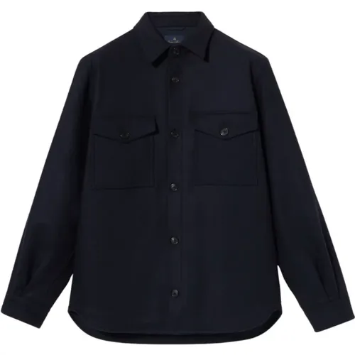 Wollmischungs-Overshirt , Herren, Größe: S - Brooks Brothers - Modalova