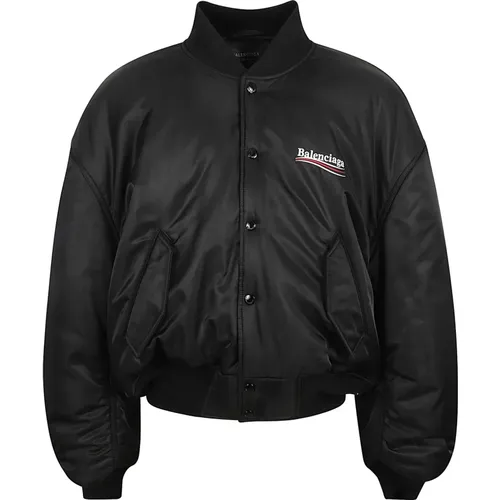 Schwarze Jacken für Männer - Balenciaga - Modalova