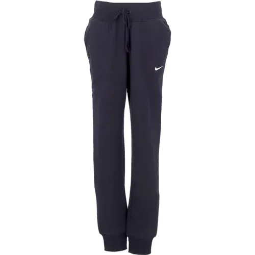 High-waisted Fleece Joggers /sail , female, Sizes: L - Nike - Modalova