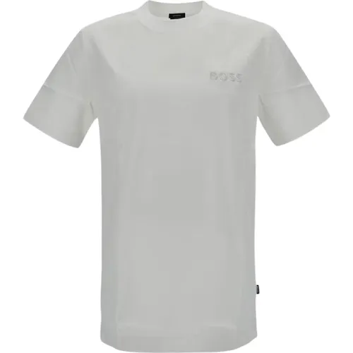 Baumwoll Boss Logo T-Shirt , Herren, Größe: L - Hugo Boss - Modalova