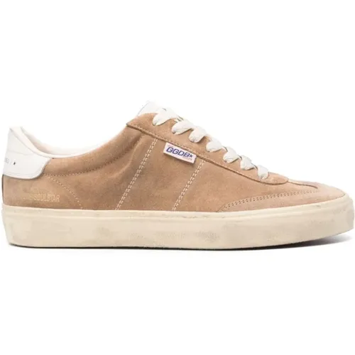 Suede Panel Sneakers , male, Sizes: 8 UK, 5 UK, 9 UK, 10 UK - Golden Goose - Modalova