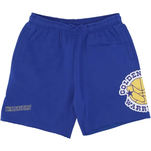 Vintage NBA Postgame Fleece Shorts , Herren, Größe: L - Mitchell & Ness - Modalova