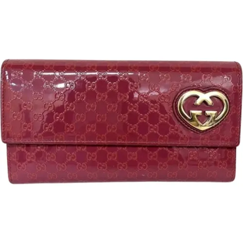 Pre-owned Leather wallets , female, Sizes: ONE SIZE - Gucci Vintage - Modalova