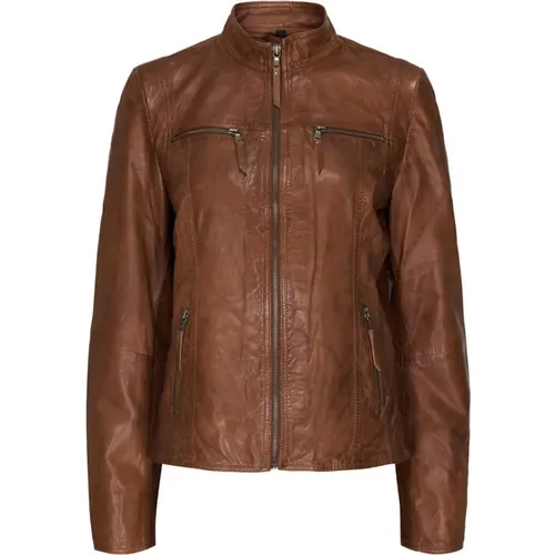 Biker Jacket , female, Sizes: XL, 4XL, 2XL, 3XL, S, L, XS, M - Notyz - Modalova